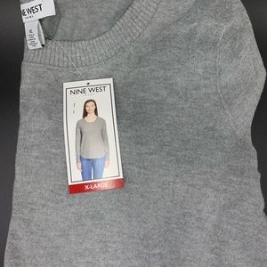 NWT Nine West grey sweater, women’s xl
